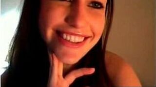 Sexy Brunette Webcam flashing. porn video